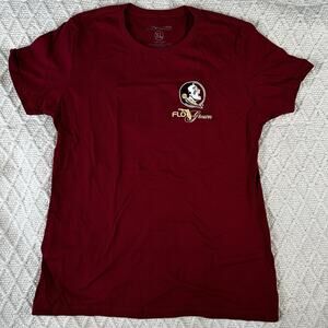 FloGrown Florida State Seminoles Graphic T-Shirt Women’s XL Garnet FSU